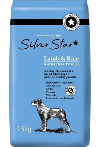 Silver Star Premium Quality Kuzu Etli Pirinçli Tüm Irklar Yetişkin Köpek Maması 15 kg