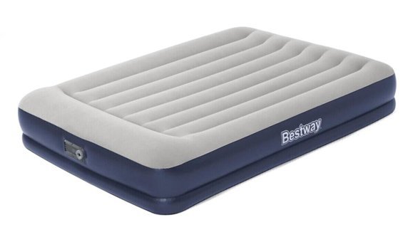 Bestway 67725 Katlanır Kamp Çift Kişilik Şişme Yatak Beyaz-Lacivert