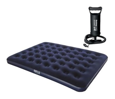 Bestway BW135 Katlanır Kamp Çift Kişilik Şişme Yatak Lacivert