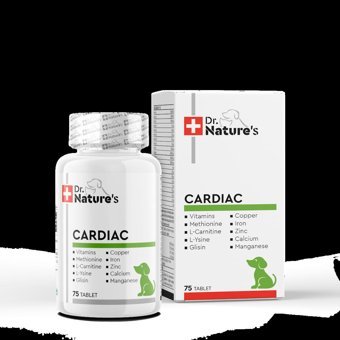 Drnatures Dog Cardiac Kalp Yetmezliği Besin Takviyesi D Vitamini C Vitamini B Vitamini Kemik Eklem Sağlığı İçin 75 Adet Tablet Köpek Vitamini