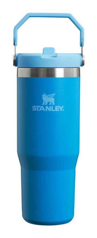 Stanley The IceFlow Flip Straw Çelik 890 ml Pipetli Bardak Termos Mavi