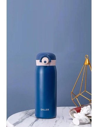 Diller Çelik 0.48 lt Şişe Termos Lacivert