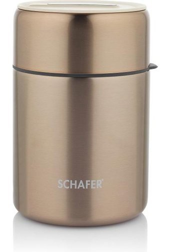 Schafer Iron Man Çelik 800 ml Yemek Outdoor Termos Altın