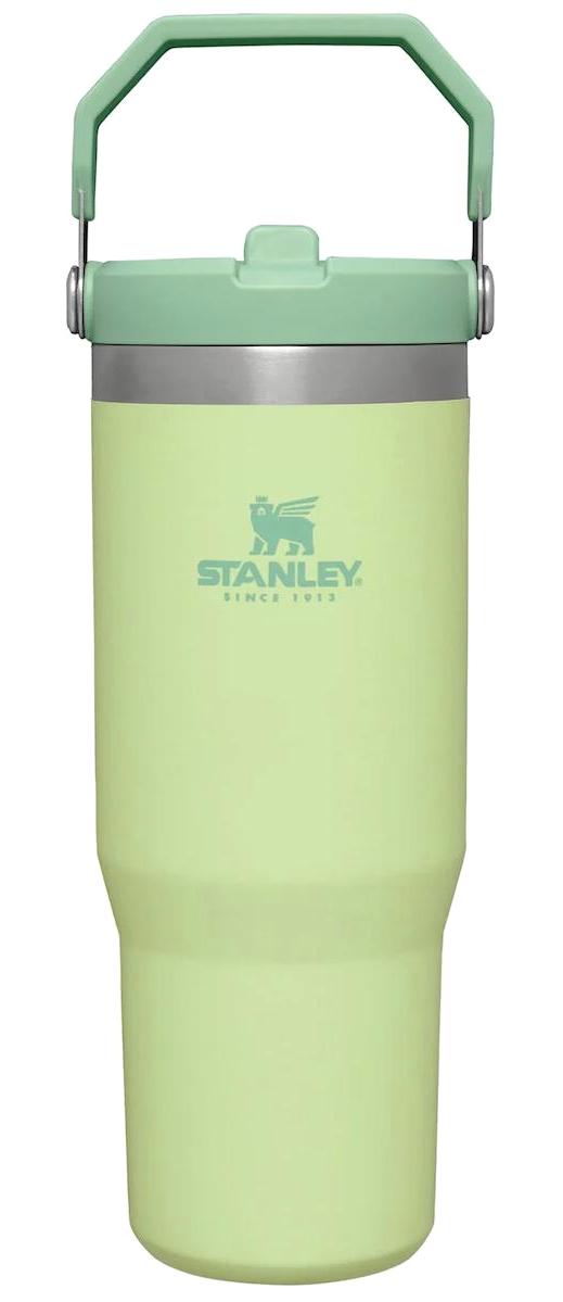 Stanley The IceFlow Flip Straw Çelik 890 ml Pipetli Şişe Termos Açık Yeşil