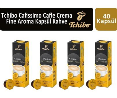 Tchibo Cafissimo Fine Aromalı Caffe Crema 4x10'lu Kapsül Kahve