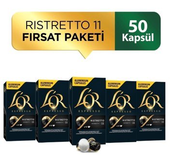 Lor Intensity 11 Ristretto 5x10'lu Kapsül Kahve