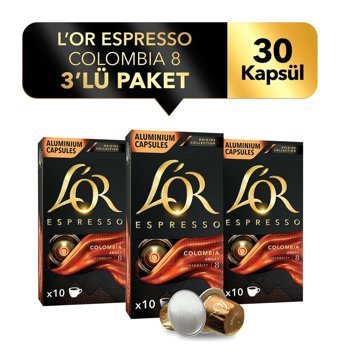 Lor Colombia Espresso 3x10'lu Kapsül Kahve