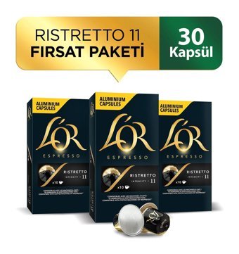Lor Intensity 11 Ristretto 3x10'lu Kapsül Kahve