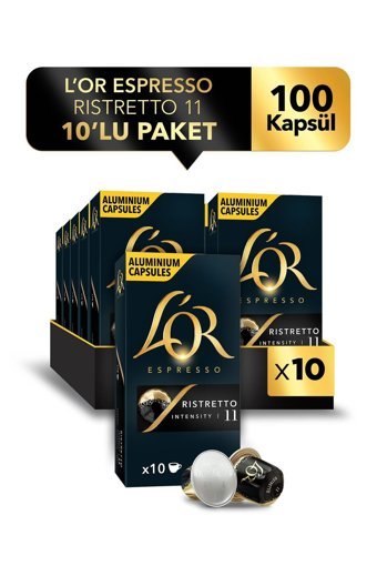 Lor Intensity 11 Espresso 10x10'lu Kapsül Kahve