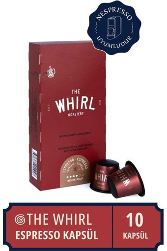 The Whirl Medium Espresso 10'lu Kapsül Kahve