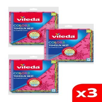 Vileda 4x3'lü Temizlik Bezi