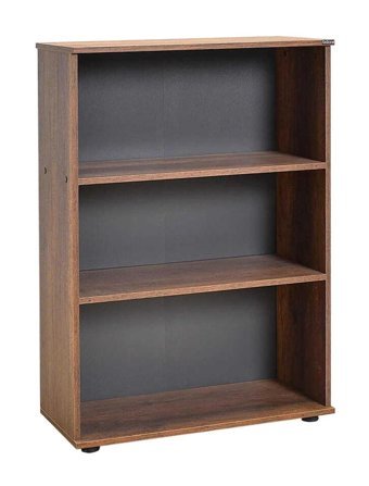 Adore Mobilya Rio 3 Bölmeli 3 Raflı Ahşap 109 cm Antrasit