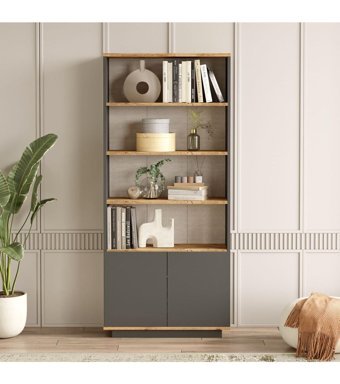 Robin Home Loft 5 Bölmeli 5 Raflı Suntalam 168 cm Antrasit