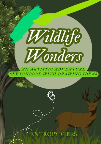 Wildlife Wondersan Artistic Adventure Sketchbook With Drawing Ideas (An Artistic Adventure Sketchbooks With Drawing Ideas) Vibes, Entropy Independently Publıshed