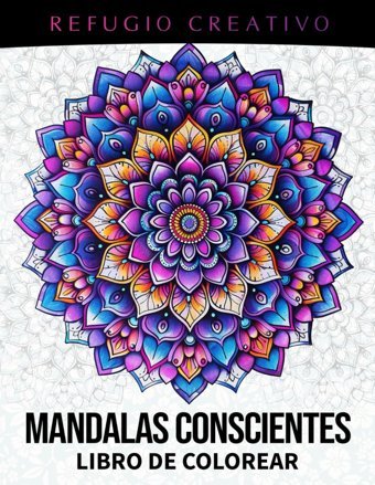 Refugio Creativo Mandalas Conscientes Libro De Colorearpgina Para Colorear De Mandalas Conscientes, Diseos Tranquilos Para La Paz Interior Gantenberg, Rupert Independently Publıshed