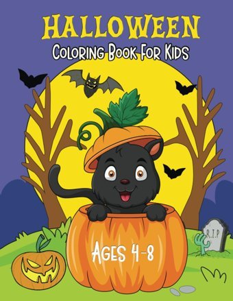 Halloween Coloring Book For Kids Ages 4-840 Amazing Halloween Designs For Kids To Color And Learn, Activity Book For Boys And Girls (Masum Coloring Book) Mk Mariya Press Independently Publıshed