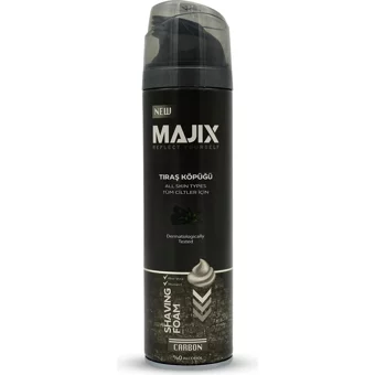 Majix Carbon Seyahat Boyu Tıraş Köpüğü 200 ml