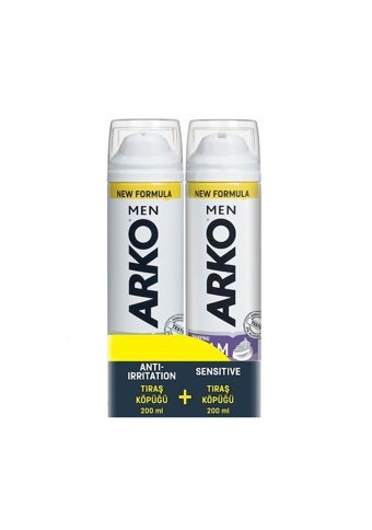 Arko Anti-Irritation Seyahat Boyu Tıraş Köpüğü 200 ml+200 ml
