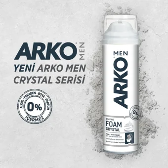 Arko Crystal Seyahat Boyu Tıraş Köpüğü 4x200 ml