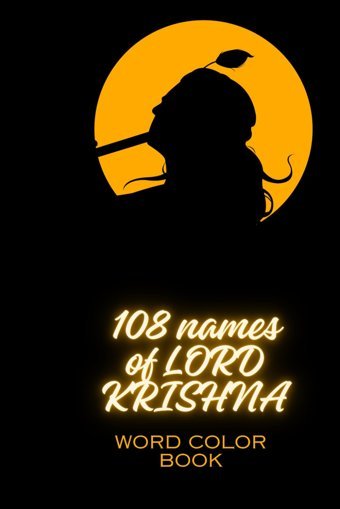 108 Srı Krıshna Names Word Color Bookseek Blessing For Lord Krishna Harı, Shyama Independently Publıshed