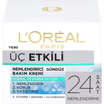 L'Oréal Paris Normal ve Karma Ciltler Güneş Koruyuculu Organik Vegan Parfümlü El Kremi 50 ml