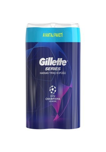 Gillete Champions Seyahat Boyu Hassas Ciltler İçin Tıraş Köpüğü 250 ml