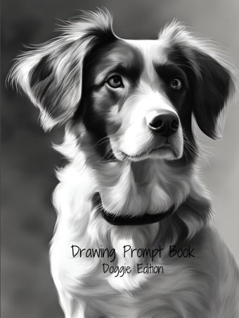 Drawing Prompt Book - Doggie Editiona Book With Written And Picture Motivation Of Dogs And İncludes Empty Pages For Your Drawings (Imaginationpastime And Pursuits, Band 3) Du Plooy, Miss W Independently Publıshed