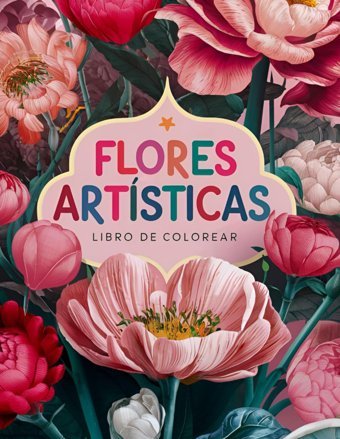 Flores Artsticas Libro De Colorear50 Diseos Florales Nicos Que Te İnvitan A Descubrir La Serenidad En Cada Trazo, Explorar La Belleza Botnica En Estrs En Una ExpresIn Artstica Vibrante. Satordi, Marcos Independently Publıshed