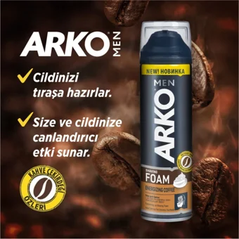 Arko Coffee Seyahat Boyu Tıraş Köpüğü 2x200 ml