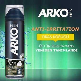 Arko Anti-Irritation Seyahat Boyu Tıraş Köpüğü 4x200 ml