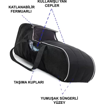 Tangmoda 12 kg Kapasiteli Taşıma Askılı Portbebe Siyah