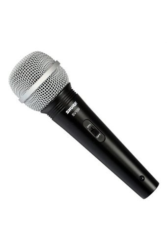Shure SV100 Profesyonel Dinamik XLR Kablolu Yayıncı El Mikrofonu Siyah