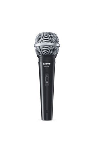 Shure SV100 Profesyonel Dinamik XLR Kablolu Yayıncı El Mikrofonu Siyah