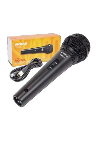 Shure SV200 Profesyonel Dinamik XLR Kablolu El Mikrofonu Siyah