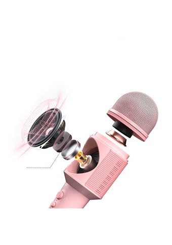 Soaiy MC8 Condenser USB AUX Bluetooth Kablosuz El Mikrofonu Siyah