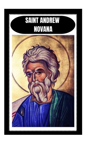 St. Andrew Novana Prayerspatron Saint Of Fishermen Jelius, Selius Independently Publıshed