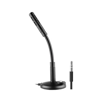 Snopy SN-120M Condenser 3.5 mm Kablolu Yayıncı Oyuncu Masaüstü Mikrofonu Siyah