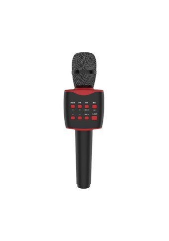 Soaiy MC7 Dinamik USB AUX Bluetooth Kablosuz El Mikrofonu Rose Gold