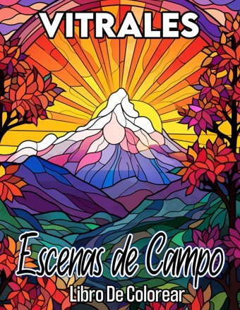 Escenas De Campolibro De Colorear De Casas De Campo Y Escenas Rurales Para RelajacIn Y Alivio Del Estrs En Adultos Coloring, Ak Independently Publıshed