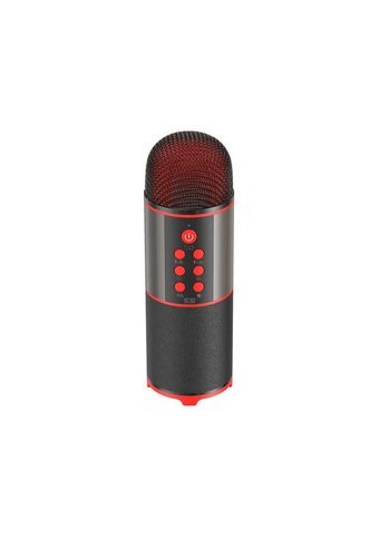 Soaiy MC12 Dinamik USB AUX Bluetooth Kablosuz El Mikrofonu Pembe