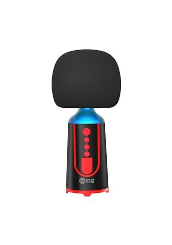 Soaiy MC11 Condenser USB AUX Bluetooth Kablosuz El Mikrofonu Siyah