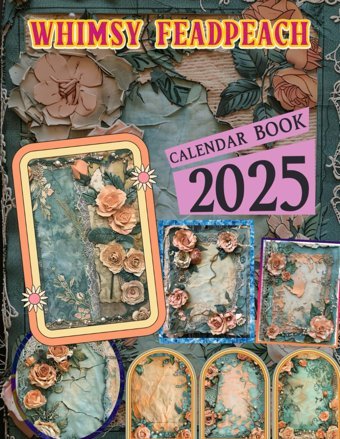 Whimsy Feadpeach Calendar Book 2025Jan To Dec 2025 Including 12 Photography For Adults With Vintage Luxury, Eco Friendly, Thick Sturdy Paper For Planning, Ideal Gift For Everyone Keller, Georgia Independently Publıshed