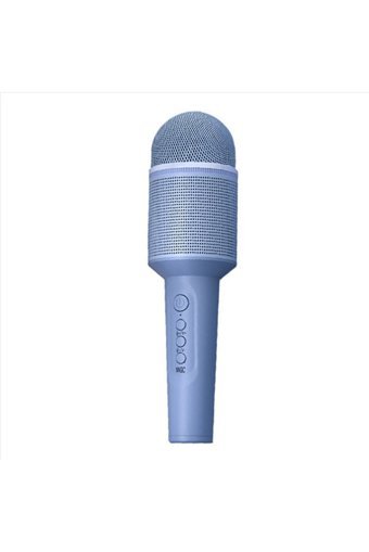Soaiy MC8 Condenser USB AUX Bluetooth Kablosuz El Mikrofonu Mavi