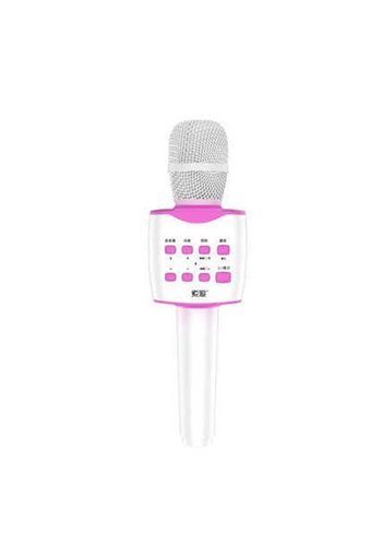 Soaiy MC7 Dinamik USB AUX Bluetooth Kablosuz El Mikrofonu Beyaz