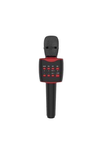 Soaiy MC7 Dinamik USB AUX Bluetooth Kablosuz El Mikrofonu Beyaz