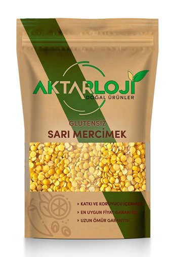 Aktarloji Glutensiz Sarı Mercimek 250 gr