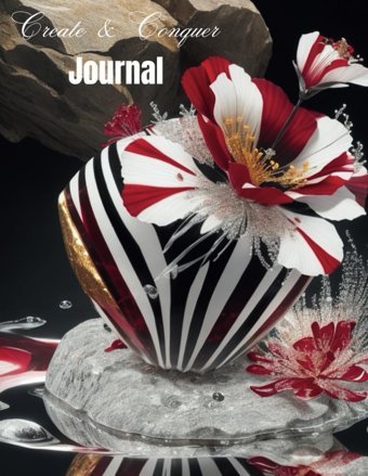 Create & Conquer Red Black Whitered Black & White Duncan, Jennifer Independently Publıshed