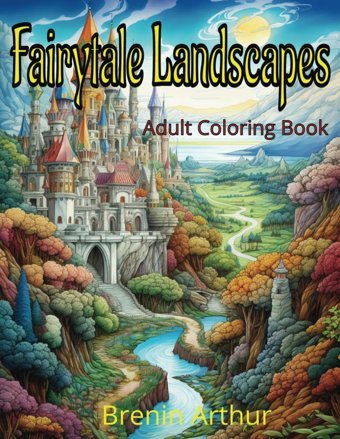 Fairytale Landscapesadult Coloring Bookfantasy Landscape Scenes Of Fairy Tale Castles, Ocean Fairy Homes. Arthur, BrenIn Independently Publıshed