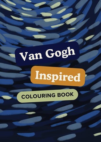 The Van Gogh Inspired Colouring Book - Over 50 Original Design In The Style Of Van Gogh For Adults Digital, Athena Independently Publıshed