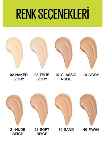 Maybelline New York Super Stay Active Wear Classic Nude 07 Likit Şişe Fondöten 30 ml